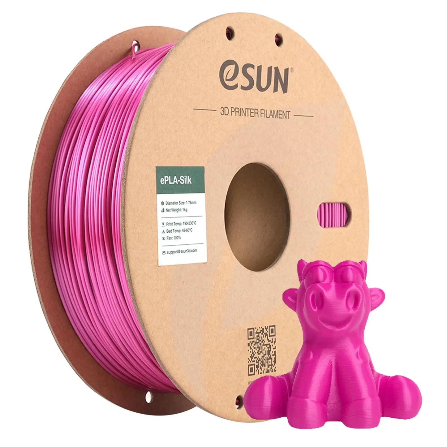 eSUN 3D Printer Filament Silk PLA Filament 1.75mm Metal Silk PLA 1KG Spool 3D Filament Printing Materials For 3D Printers