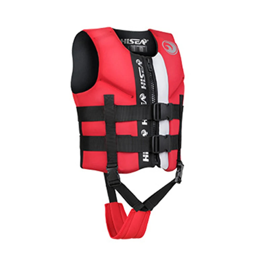 Neoprene Life Jacket for Kids, Big Buoyancy Vest, Water Sports, Fishing, Rafting, Surf, Boating, Sailing Safety, Summer