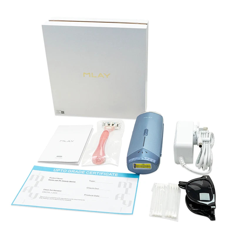 Mlay T18 ICE Cooling Hair Removal Device With Unlimited Shots IPL Laser Home Use Epilator Painless For Whole Body Women Men