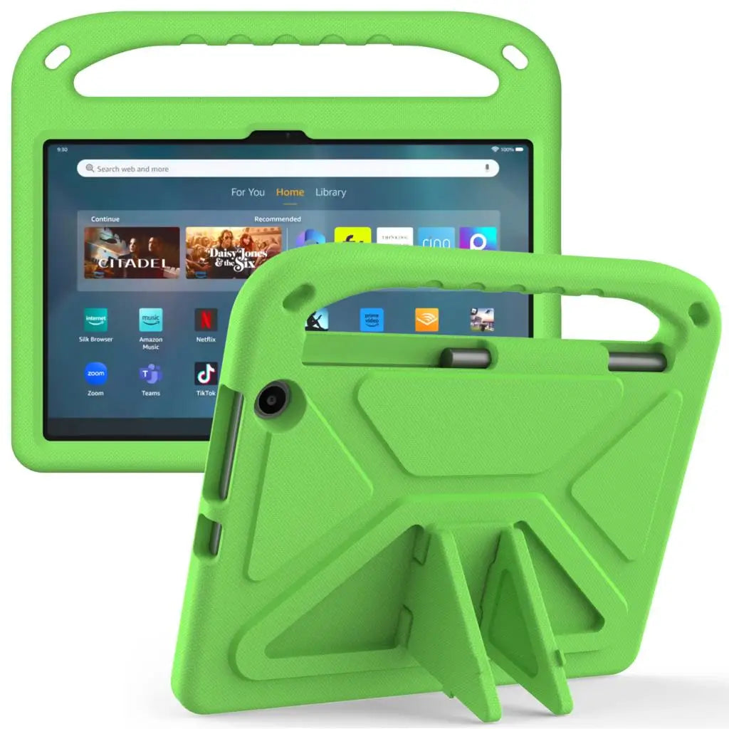 For Amazon Fire Max 11 13th Gen 2023 Case EVA Hand Holder Kids Stand Tablet Cover For Amazon HD 10 8 Plus 2021 2020 Fire 7 2022