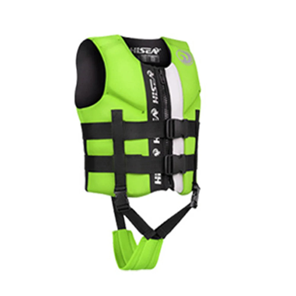 Neoprene Life Jacket for Kids, Big Buoyancy Vest, Water Sports, Fishing, Rafting, Surf, Boating, Sailing Safety, Summer