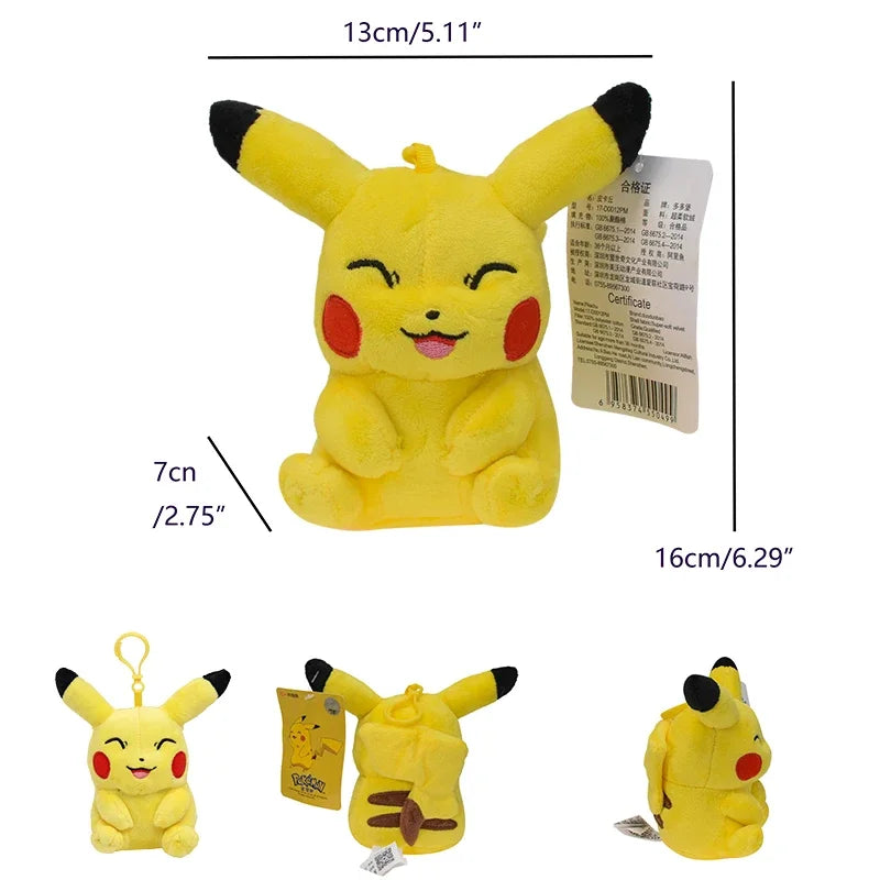 Pikachu Stuffed Toys Anime Cartoon & Cute Plush Dolls Pokemon Throw Pillow Birthday Gift For Kids Friends Boys Home Decoration