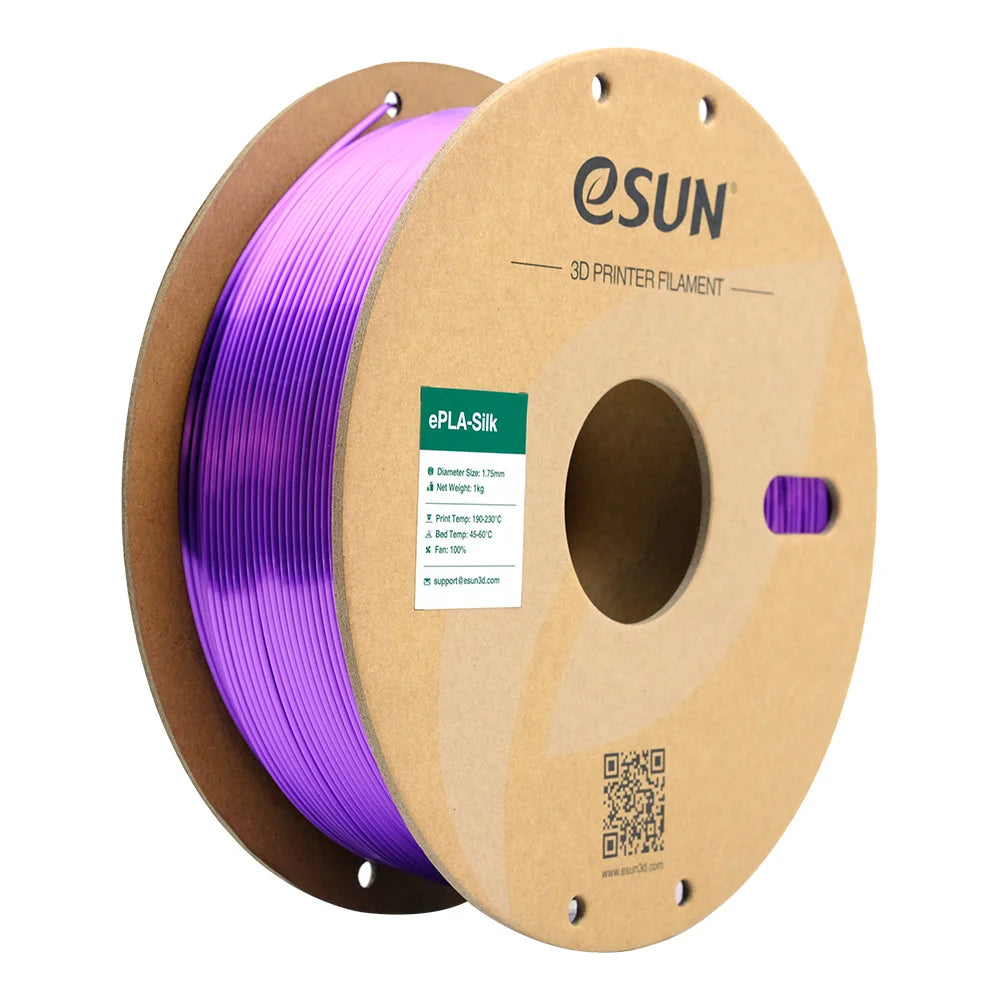 eSUN 3D Printer Filament Silk PLA Filament 1.75mm Metal Silk PLA 1KG Spool 3D Filament Printing Materials For 3D Printers