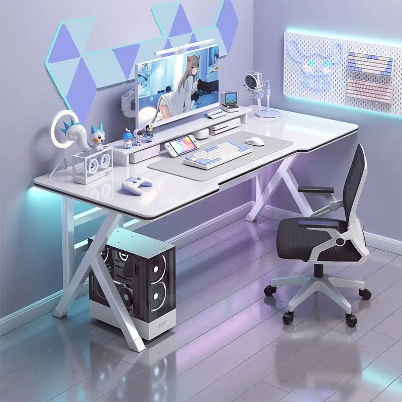 Gaming table Computer desk desktop live Esports table Student Desk study desk E-sports Table Computer Desk Home Office Table