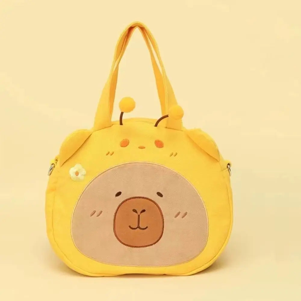 Large Capacity Capybara Backpack Children Bag Travel Backpack Laptop Backpack Nylon  Knapsack Bag Book Bags Birthday Gifts