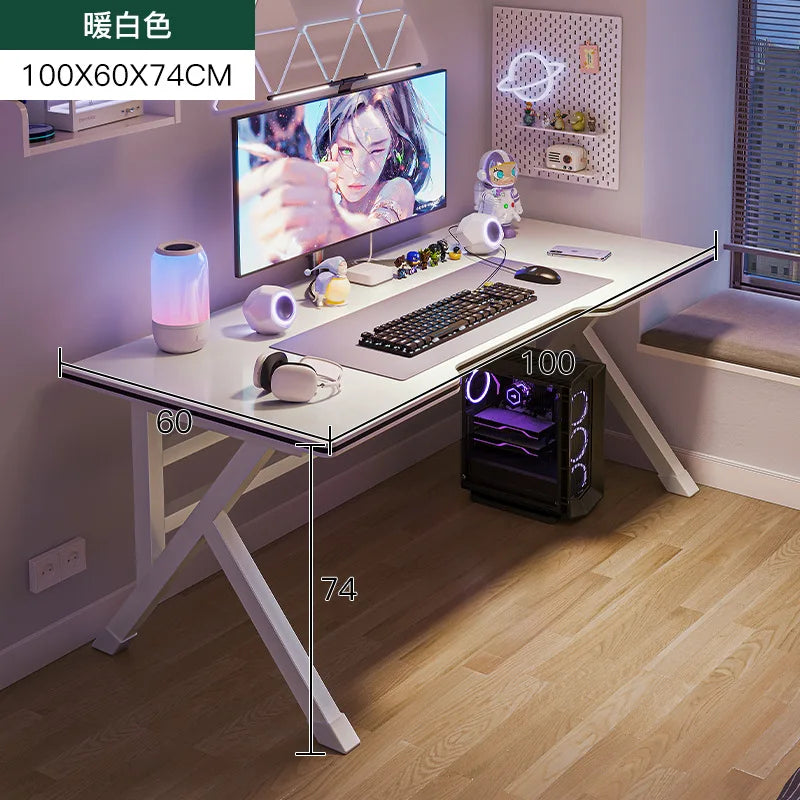 Gaming table Computer desk desktop live Esports table Student Desk study desk E-sports Table Computer Desk Home Office Table