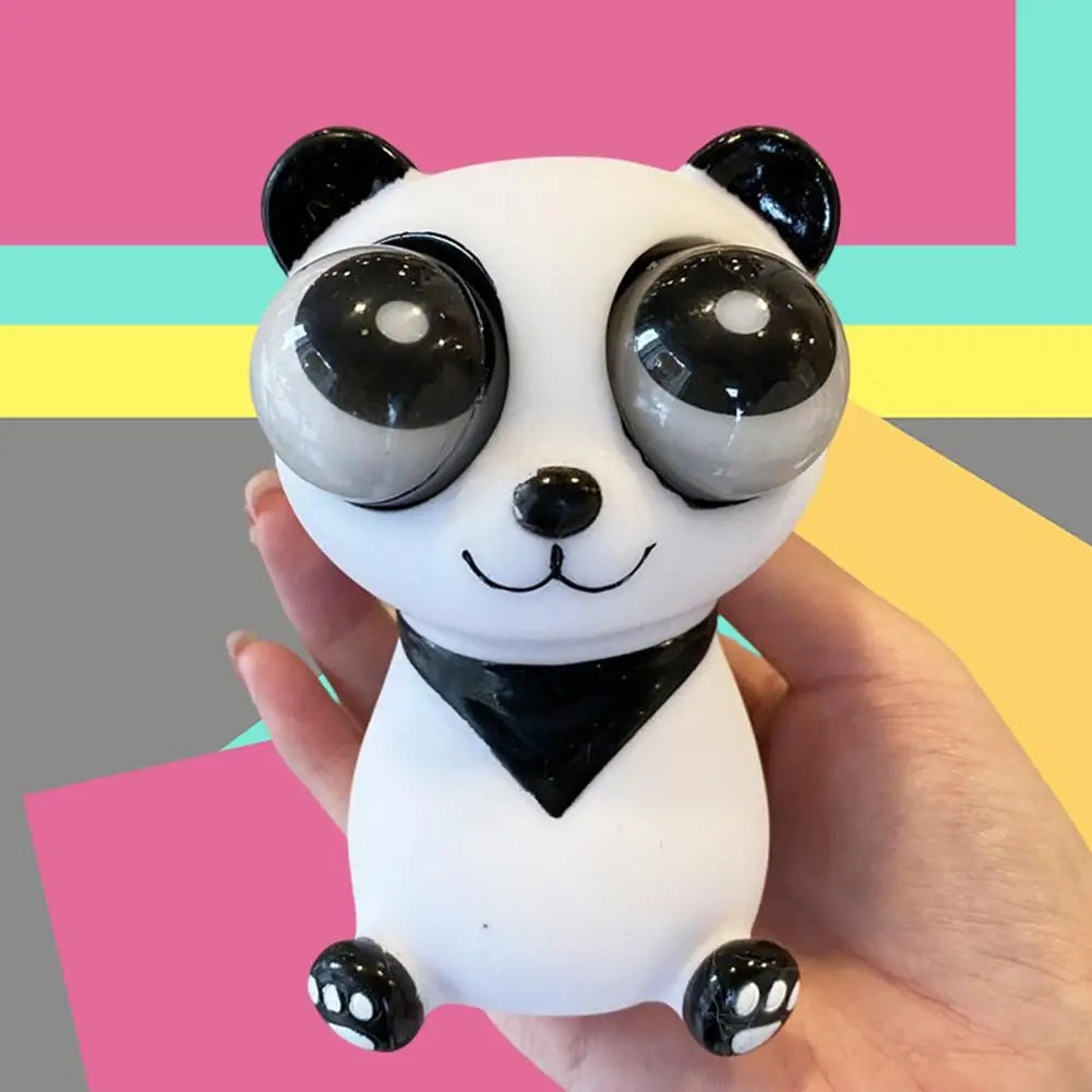 Big Eyes Panda Decompression Toy Animal Squeeze Antistress Toy Black White Panda Doll Stress Relief Pinch Slow Rebound Fun Toy