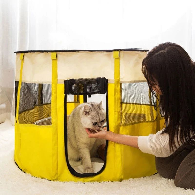 Large Dogs Houses Beds Dog House  Foldable Pet Bed Tent Cats Cama Sweet Cat Bed Basket Cozy Kitten for Delivery Room