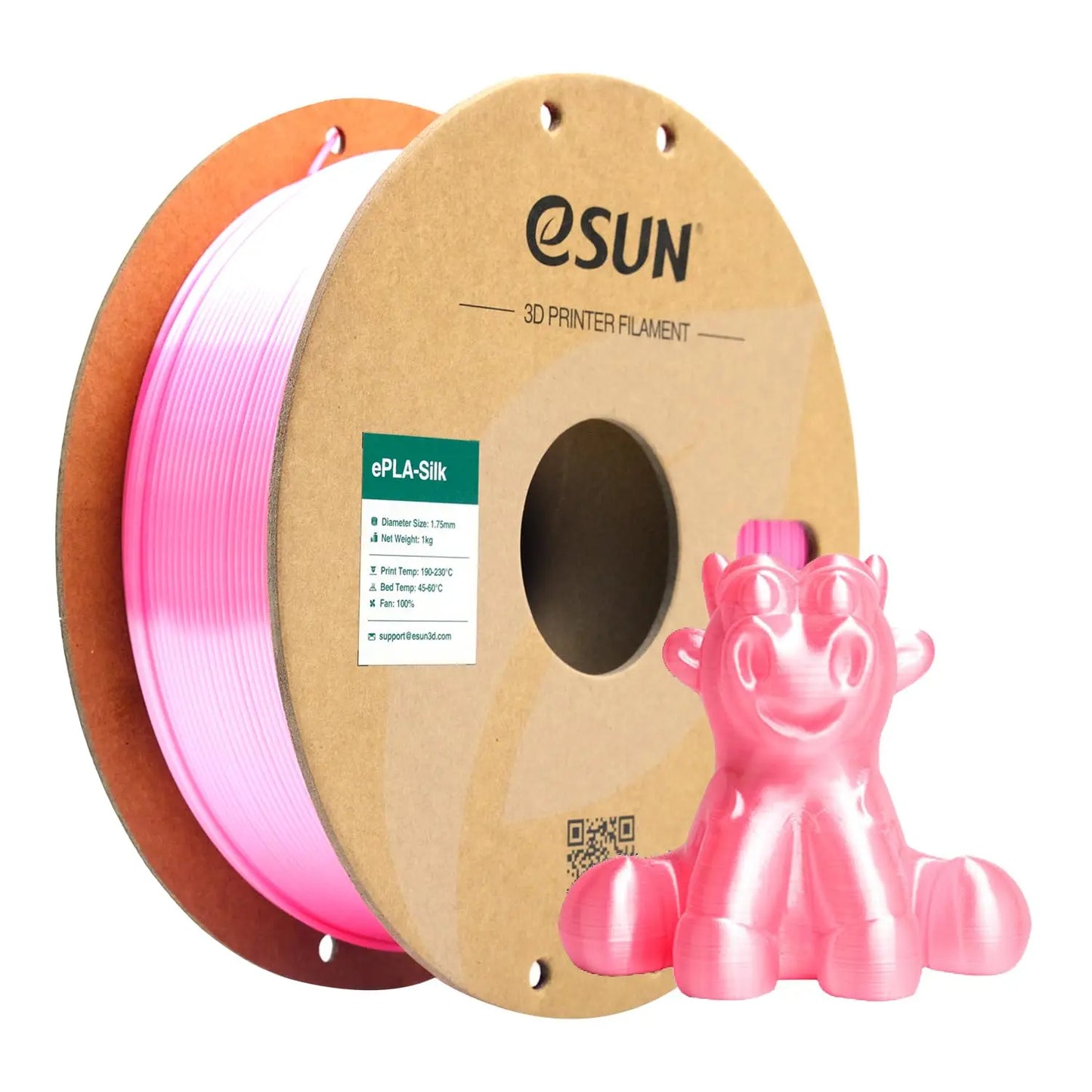 eSUN 3D Printer Filament Silk PLA Filament 1.75mm Metal Silk PLA 1KG Spool 3D Filament Printing Materials For 3D Printers