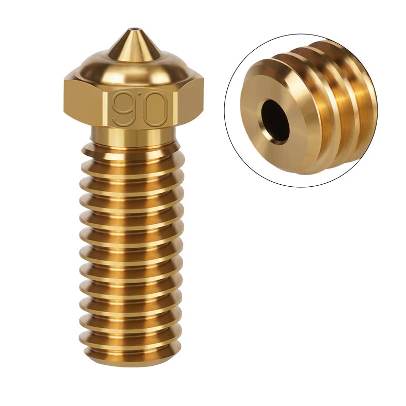 Nozzle For QIDI TECH X PLUS 3/ X MAX 3/X SMART 3 Qidi q1 Nozzle Plated Copper q1 pro Nozzle Brass Hardened Steel