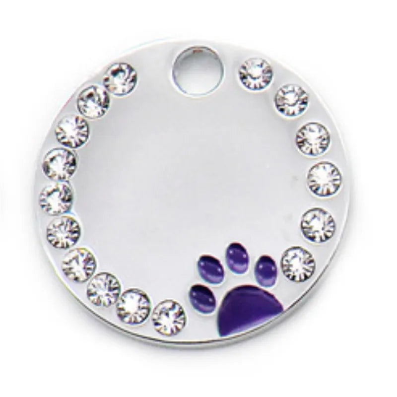 Fashion Pet Dog Tags Shiny Stainless Stell Pet Cat Nameplate Free Engraving Anti-Lost Chihuahua Id Personalized Dog Accessoires