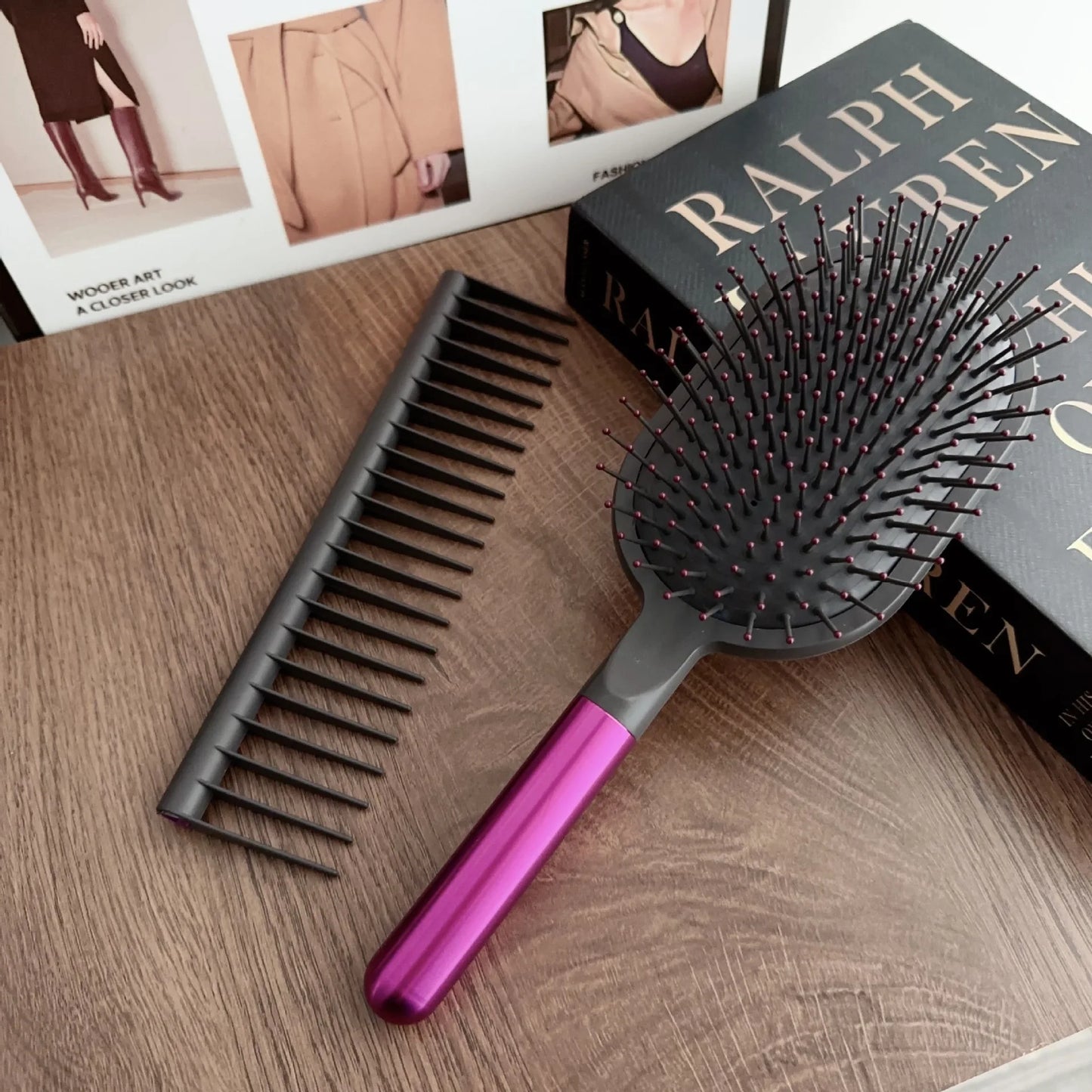 Comb Explosive Women's Massage Brush Portable Hair Scalp Styling Comb Anti-static Home Air Bag Comb Two-piece Wholesale Comb