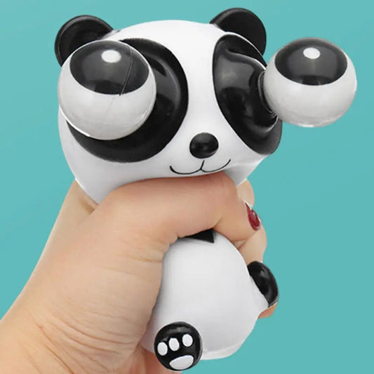 Big Eyes Panda Decompression Toy Animal Squeeze Antistress Toy Black White Panda Doll Stress Relief Pinch Slow Rebound Fun Toy