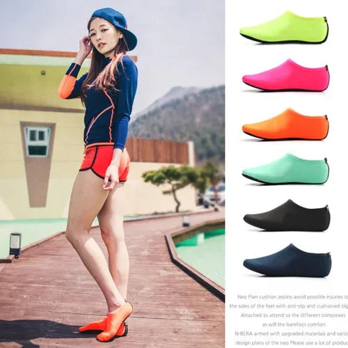 Men Beach Aqua Socks Women Kid Swimming Water Sport Barefoot Sneaker Gym Yoga Fitness Dance Swim Surfing Diving Snorkeling Shoes