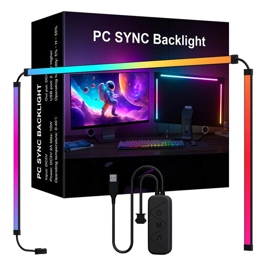 Smart Ambient TV Lighting PC Display Sync LED Strip Monitor Backlight DIY Party Atmosphere Light Ramadan Decor Lamp Game Holiday