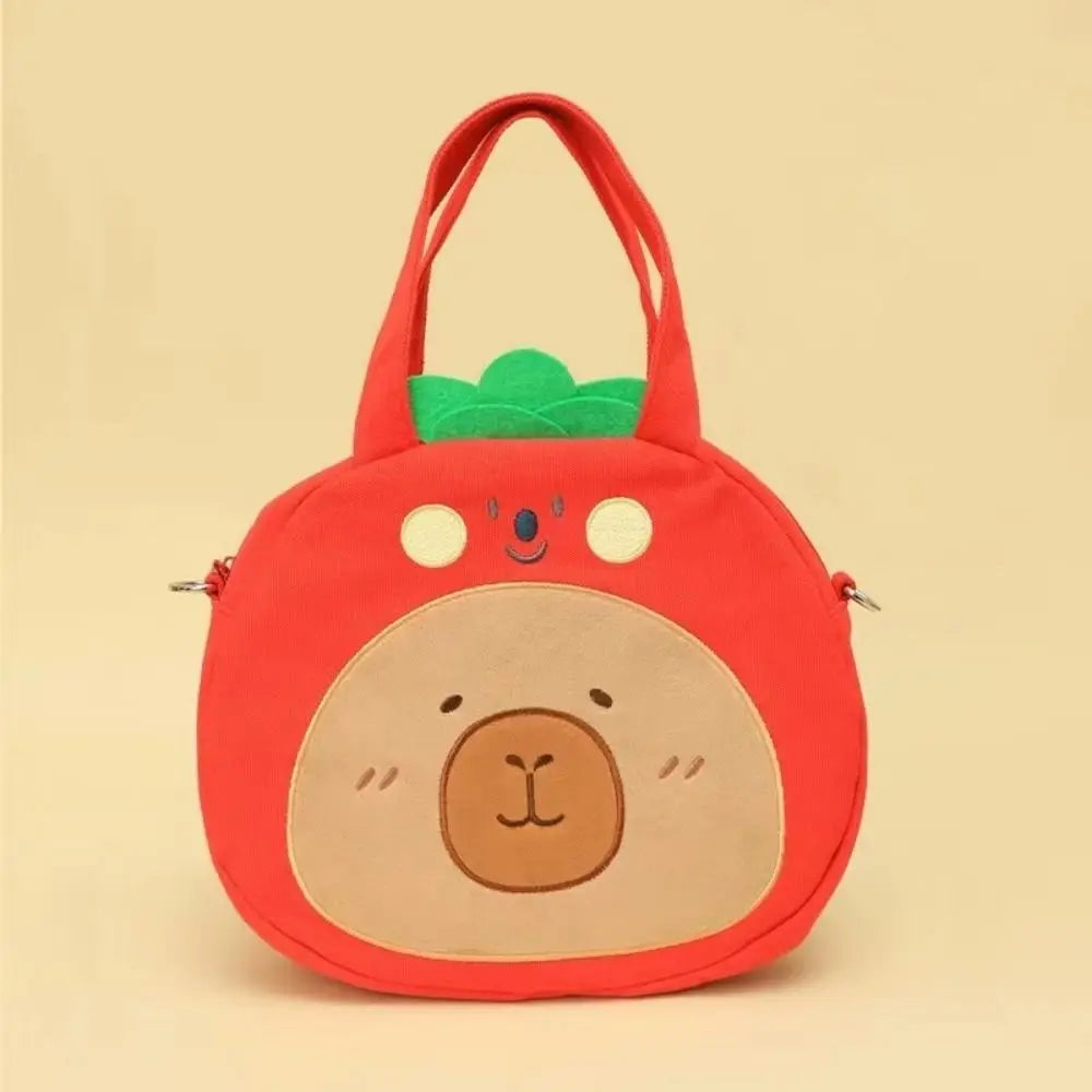 Large Capacity Capybara Backpack Children Bag Travel Backpack Laptop Backpack Nylon  Knapsack Bag Book Bags Birthday Gifts