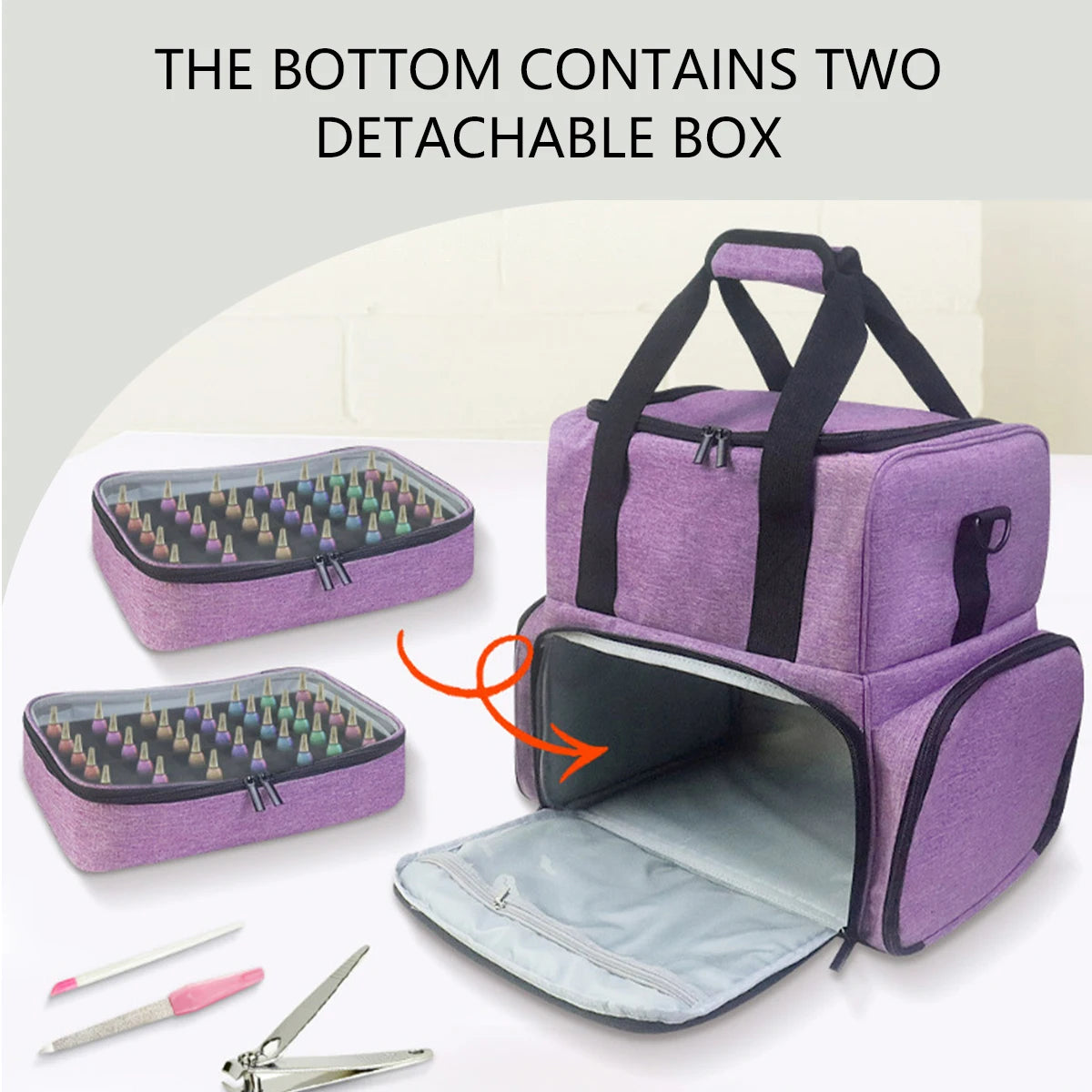 Cosmetic Bag Large Capacity Travel Manicure Bag Portable Women Makeup Case Multifunctional Toiletry Mother Child Package Storage