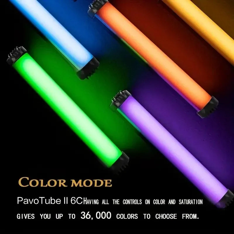 RGB Photographic Lighting TikTok Magnet Photography Mini Handheld LED Light Stick Tube Stick Lamp For Video Vlog Fill Light