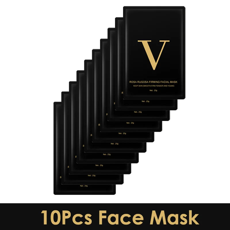 4D V-shape Lifting Face Mask Ear Hanging Chin Cheek Lift Facial Slimming Hydrogel Thin Face-Lifting Slimmer Mask Skin Care Tool