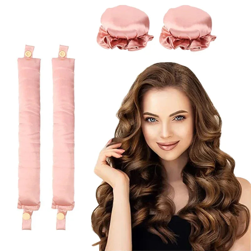 New Heatless Curling Rod No Heat Hair Curler Silk Curls Soft Hair Rollers Sleeping Headband Lazy Hair Curlers Styling Tools