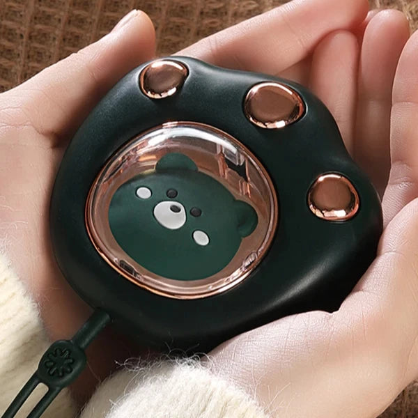 Mini Cat's Claw Hand Warmer Rechargeable Electric Heater 2 Temperatures Portable Cute Pockets Winter for Student Work USB Charge