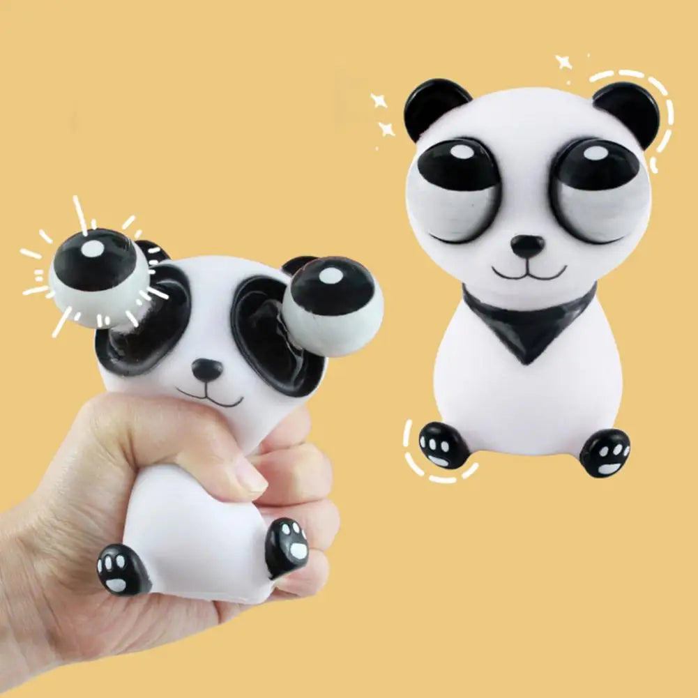 Big Eyes Panda Decompression Toy Animal Squeeze Antistress Toy Black White Panda Doll Stress Relief Pinch Slow Rebound Fun Toy