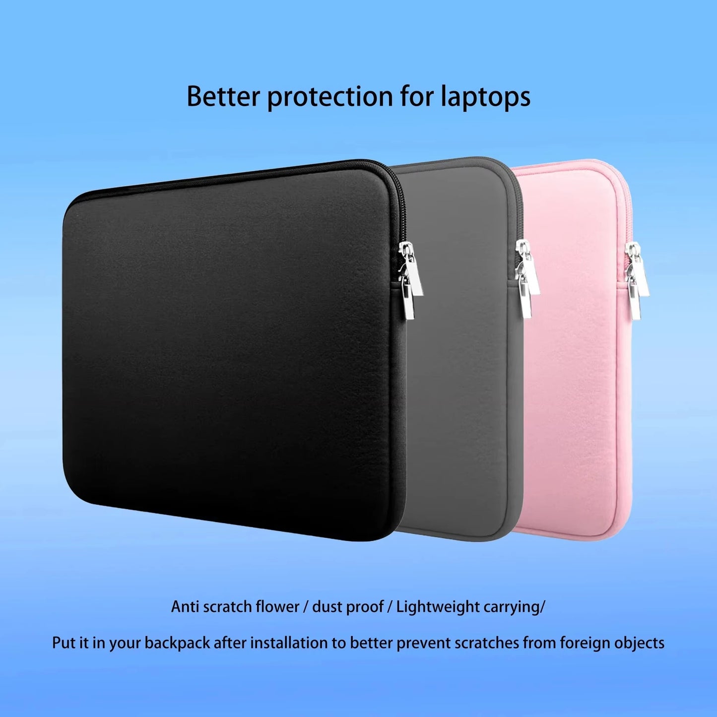 Laptop Bag Sleeve For Huawei Xiaomi Dell Lenovo Macbook Air 13 Case 2022 Pro 11 13 15 15.6 inch Cases Cover Laptop Accessorie