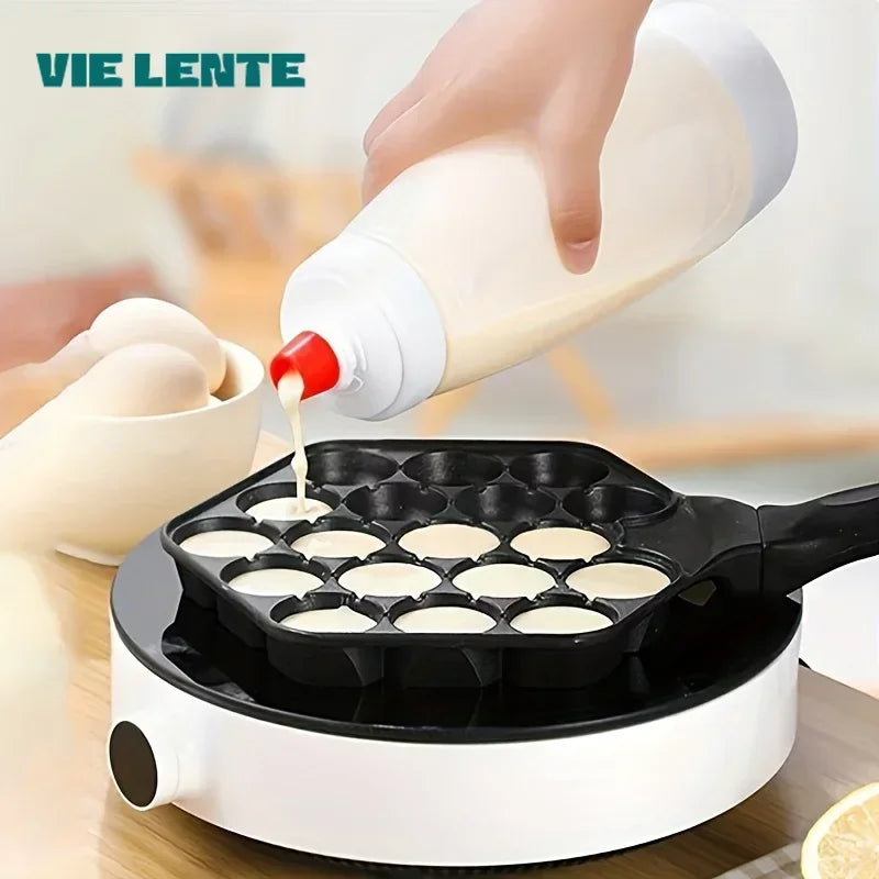 Pancake Batter Bottle Battler Mixer With Blender Ball Wire Whisk For Restaurant Baking Pancakes Cupcakes Muffins Crepes And More