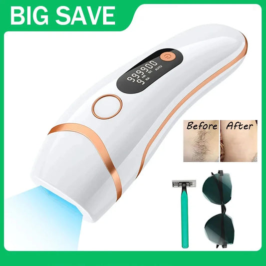 Professional IPL Hair Removal Laser 999900 Flashes Painless Pulsed Light Epilator HR/RA/SC 3 in 1 Whole Body Treament Home Use